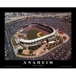  Small Angel Stadium Los Angeles Angels of Anaheim Aerial 