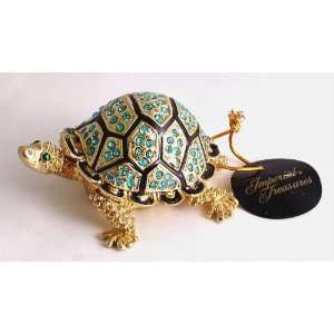   New and Boxed Imperial Treasure Tortoise trinket box