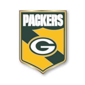  Green Bay Packers Team Crest Pin Aminco: Sports & Outdoors