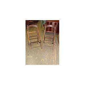   of Antique Victorian Grain Painted Folding Chairs: Furniture & Decor