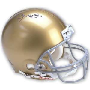  Joe Montana Signed Notre Dame Pro Helmet: Sports 