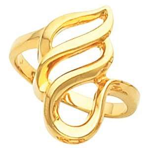  Ring 14K White Gold Metal Fashion Ring Jewelry