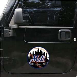 New York Mets Team Logo Car Magnet: Sports & Outdoors