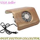 New Nail Art Dust Suction Collector Coffee Veins W/ 2 Bags