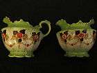 Vintage Sugar Bowl and Creamer Stoke On Trent England Cowes # 0212