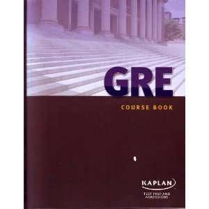 GRE Course Book  Books