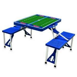   Rebels Portable Folding Tailgating Picnic Table: Sports & Outdoors