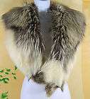 Jonas Bros Denver Natural Gray Fox Fur Collar Vintage 26 Long 6 1/2 