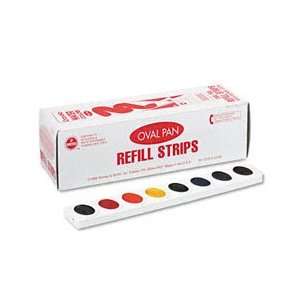   Set Refill, Eight Assorted Colors, 12 Strips per Set Toys & Games