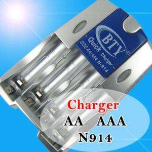 Quick Charger For AA AAA N914 Batteries or Higher 8606  