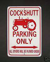   PARKING ONLY 12X18 Aluminum Tractor Sign Wont rust or fade  