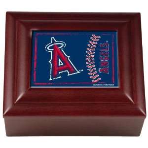  Los Angeles Angels MLB Wood Keepsake Box: Sports 