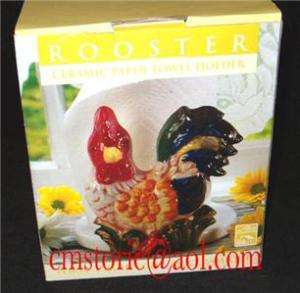 ROOSTER PAPER TOWEL HOLDER Kitchen Home decor NEW  