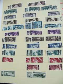 Austria Stamps Huge Semis And Back Of The Book Stock  