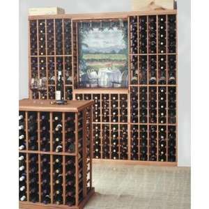 Wine Rack with Display Row, Hanging Glass Rack & Table Top Wine Glass 
