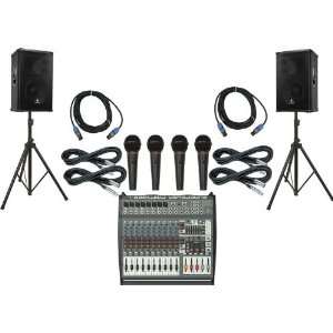  Behringer PMP4000 / B1220 Pro PA Package Musical 