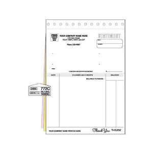   part form   Manual statement form without lines.