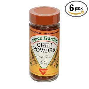 Spice Garden Chili Powder, 2 Ounce Jar (Pack of 6)  