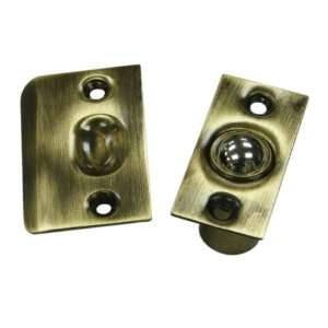  Deltana Door Hardware BC218 Ball Catch Solid Brass Brushed 
