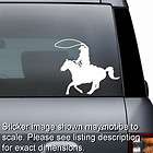 Cowboy Roping   Window Sticker Bumper Laptop