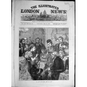   1872 Toast Evening Hunt Celebrations Party Man Print