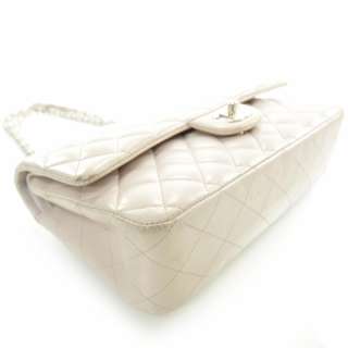 CHANEL Lambskin Medium Double Flap Bag Purse Pink CC  