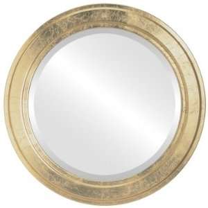    Wright Circle in Gold Leaf Mirror and Frame