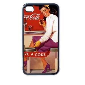  coca cola p1 iphone case for iphone 4 and 4s black Cell 
