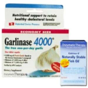  Garlinase 4000 w/FREE Eskimo 3 Fish Oil: Health & Personal 