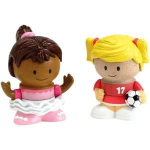  Play Town   Girl Soccer Player & Girl Ballerina, Character 