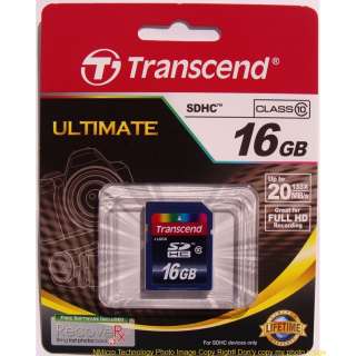   16GB TS16GSDHC10 Ultimate Class 10 16G SD SDHC SD HC Memory Flash Card