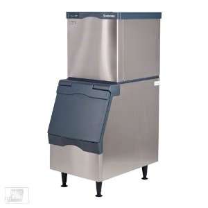   366 Lb Full Size Cube Ice Machine w/ Storage Bin: Home & Kitchen