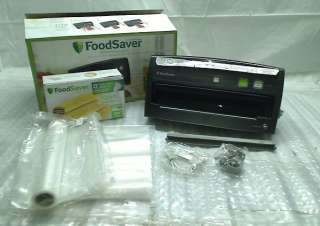FoodSaver V3020 Vertical Vacuum Sealing System With Starter Kit  