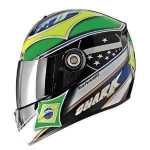  Shark RSI Brazil Full Face Helmet X Large  Off White 