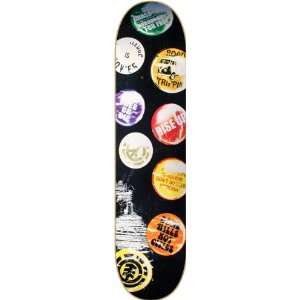  Element Rise Up Thriftwood Skateboard Deck (7.75 Inch 