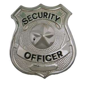  HWC Lightweight Nickel Security Officer Breast Star Badge 