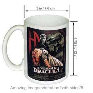  Le Cauchemar de Dracula vintage movie COFFEE MUG Kitchen 
