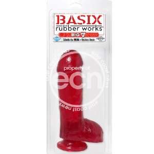  Pipedream Basix Big 7 With Suction Cup Red Health 