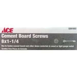   46563ACE Cement Board Screw, Wafer Head # 8 x 1 1/4