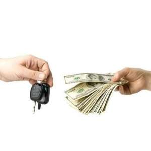  Hand with Money and Car Keys   Peel and Stick Wall Decal 