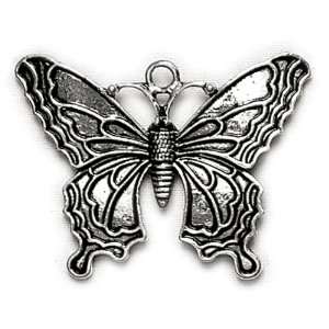  Blue Moon Lost & Found Pendants, Butterfly Antique Silver 