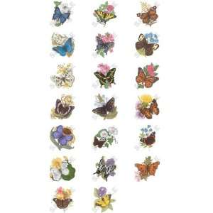  Butterflies Embroidery Designs by Dakota Collectibles on a 