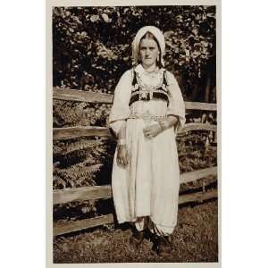 1926 Folk Costume Girl Busovaca Bosnia and Herzegovina 