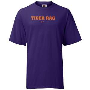    Nike Clemson Tigers Purple Local III T shirt