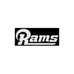    Rams Car Window DECAL Wall Sticker Text Logo: Home Improvement