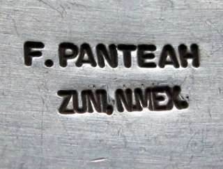Pawn Collection Circa 1960s Zuni Inlay Cuff–F. Panteah  