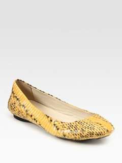   print leather ballet flats was $ 185 00 74 00 1 more colors