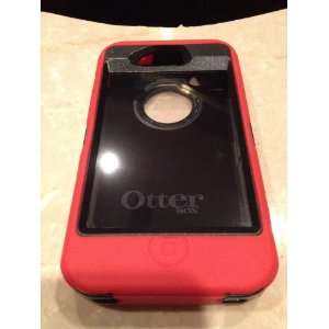  4s Defender Series Red/black Otter Box: Cell Phones & Accessories