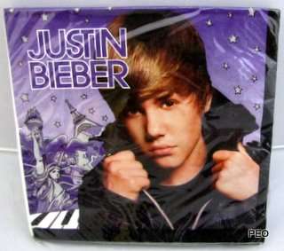 Justin Bieber Party Supplies Set Paper Napkins Plates  