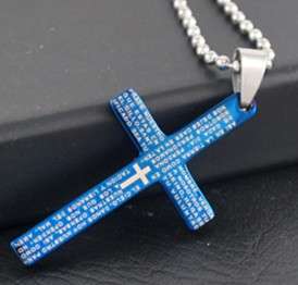 One silver color stainless steel chain is free to match with this 